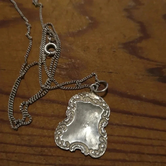 Victorian  sterling necklace - Picture 3 of 4